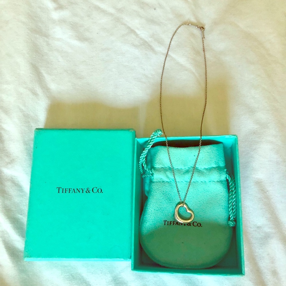 Tiffany & Co Elsa Peretti Open Heart Pendant